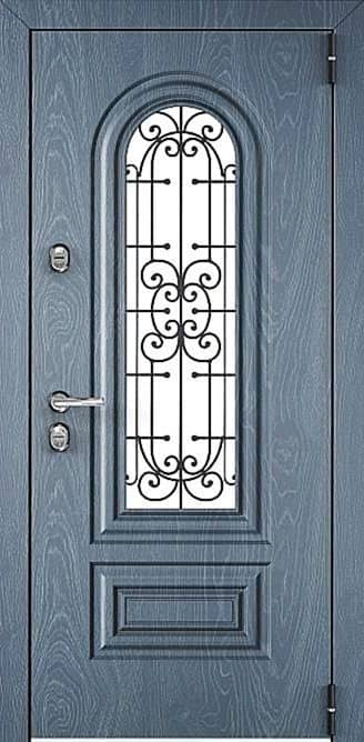 Двери с ковкой