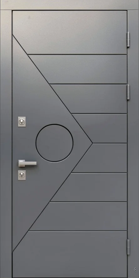 Входная дверь Aurora-14 (Порошковое напыление / МДФ ПВХ) - внешняя сторона